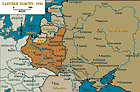 Europa oriental en 1933, con Kiev señalado