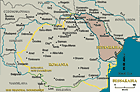 Romania 1933, Bessarabia indicated