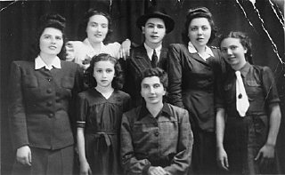Group portrait of the Katz family.