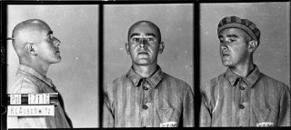 동성애자로 기소되어 1941년 6월 6일 아우슈비츠 집단 수용소에 도착한 수감자의 증명 사진...