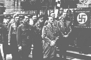 Adolf Hitler y otros participantes del Putsch de Hitler...