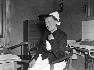 Portrait of Irmgard Huber, chief nurse at the Hadamar...