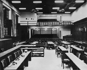 Перестроенный зала суда в Нюрнберге.