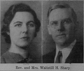 Portraits of Martha and Waitstill Sharp from an unknown...
