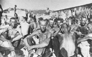 Prisioneros del campo de detención de Sajmiste en S...