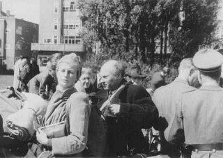 Jews from Amsterdam shortly before their deportation...