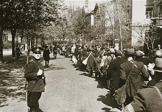 Deportation of the Jews of Wuerzburg.
