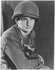 Portrait of US Army Signal Corps photographer J Malan...