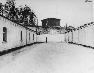 Execution site in the Flossenbürg concentration camp...