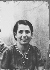 Portrait of Sara Ischach, wife of Lazar Ischach.