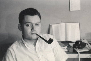 Thomas as a student at New York University, 1957-19...