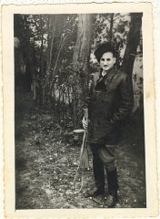 Aron Derman while he was with Polish partisans in 1...