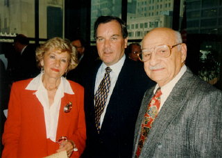 Lisa and Aron with Chicago Mayor Richard Daley on Holocaust...