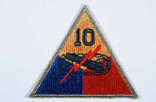 Insignia of the 10th Armored Division.