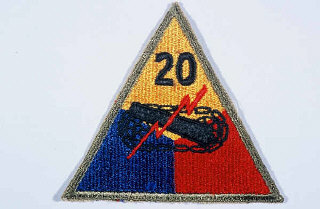Insignia of the 20th Armored Division.