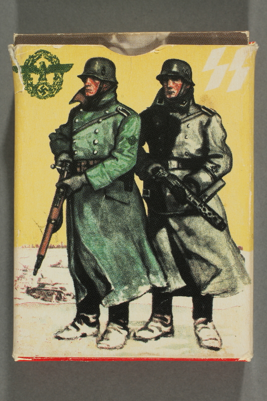 Second World War ROOSEVELT spanks HITLER Postcard circa 1945