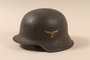 Luftwaffe M1942 helmet taken from a German soldier by US soldier