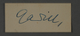 Signature of Fritz Gadiel, head of the Graphics Department in the Kovno ghetto