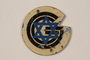 Metal Star of David badge with the letter G