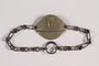 Chain link bracelet with prisoner ID tag issued to a Belgian POW