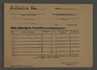 Registration form issued to work brigade members in the Kovno ghetto for identification of their relatives