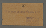 Work assignment slip for waterway construction in the Kovno ghetto