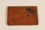 Handmade leather ID case made for a Jewish work leader