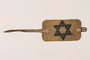 Armband with buckle and a blue Star of David