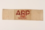 White armband printed ARP Chief-Warden