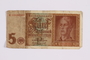German five Reichsmark Reichsbanknote