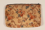 Floral pillow cover carried by a Kindertransport refugee