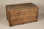 Large wooden crate used by Zegota, a Polish underground group, to hide false documents