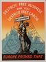 United States pro-free business and anti-dictatorship propaganda poster