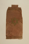 Brown cloth Torah mantle with a Star of David applique