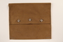 Button-flap, cloth pouch used by John Bolé