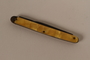 Pocket knife with yellow plastic handle used by German Jewish US soldier
