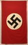 Large Nazi banner with swastika acquired by Ernie Pels