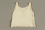 Toddler's white knit undershirt worn by Alain Markon in Vichy France