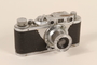 Chrome Leica II 35mm camera used by a Yugoslav refugee to document his family's life in hiding