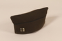 US Army garrison cap with black piping and captain's insignia worn by a Jewish soldier