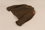 US Army captain's Eisenhower jacket worn by a soldier