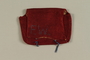 Red monogrammed knit purse made by Fanni Reznicki in a forced labor camp