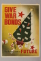 US Buy War Bonds poster depicting a Christmas tree full of war bonds