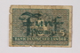 Federal Republic of Germany bank note, 5 pfennig, acquired by a Polish Jewish survivor