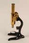Leitz Stativ VI compound brass microscope, case, and accessories used by a Jewish family
