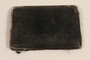 Black leather bi-fold wallet used by a Jewish family in hiding