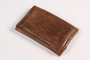 Brown leather wallet used by a Holocaust survivor postwar