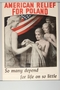 Poster, American Relief for Poland