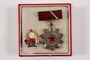 Excellent Worker of the Craftmen's Cooperative, Cloth Industry medal owned by a family that fled Hungary