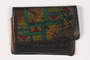 Painted leather wallet used prewar by a Polish Jewish refugee